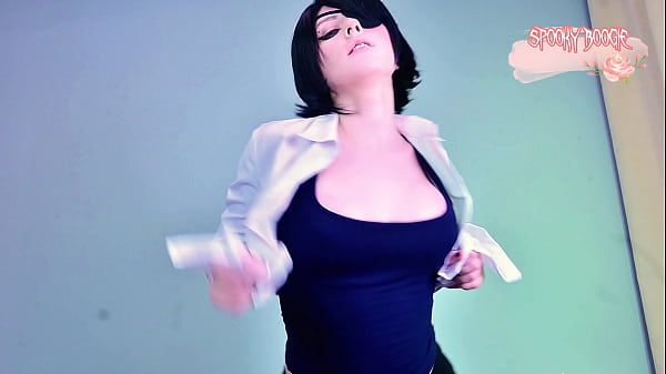 Image Big-breasted slut Himeno gets a hard pussy fucking and a huge squirting orgasm from a sex machine!