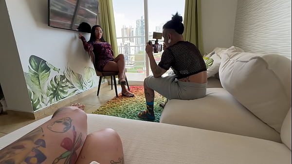 Image Porn casting for a milf. behind the camera