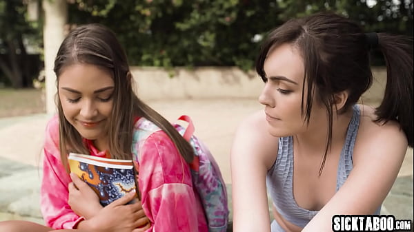Image Big ass Latin student Gizelle Blanco fucks hot lesbian teen Freya Parker