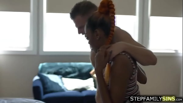 Image Ebony girlfriend squirts while having sex with bfs stepdad