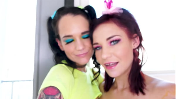 Image KYLIE PIERCE & DAISY LOVE 2 Girl Double Blowjob POV Huge Cock Blowjob and Cum Swallow