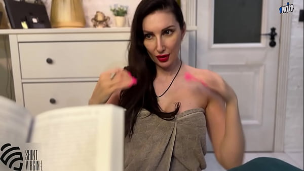 Image The stepmother seduced her stepson by coming to his room in only a towel