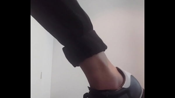 Image Masturbation wearing sneaker
