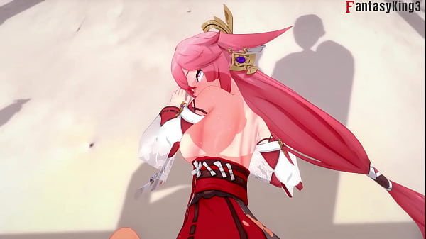 Image Yae Miko Fucking hard | 3 | Genshin Impact | Full & Full POV version on PTRN and Sheer: Fantasyking3 (step, ahegao pink haired girl)