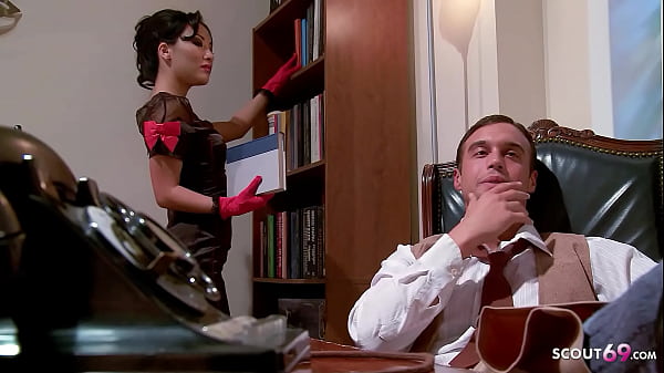 Image Parody Porn with Asian Secretary Asa Akira and Big Dick Boss at Fuck in Office