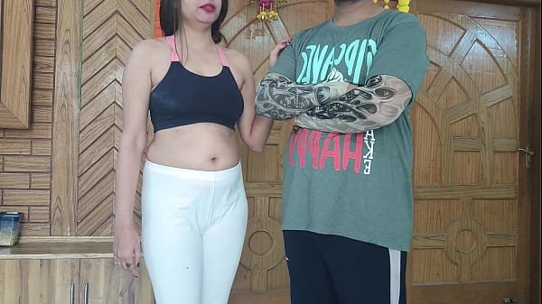 Image Teen Tricked Into Getting Naked for Personal Trainer and Sucking His Cock Morning Yoga Class with Sexy Student