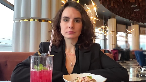 Image Dinner Date Delight: Horny Couple's Hot Home Sex Escapades