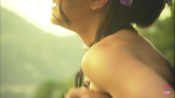 Image A beautiful girl with small tits rode a strong man on a boat