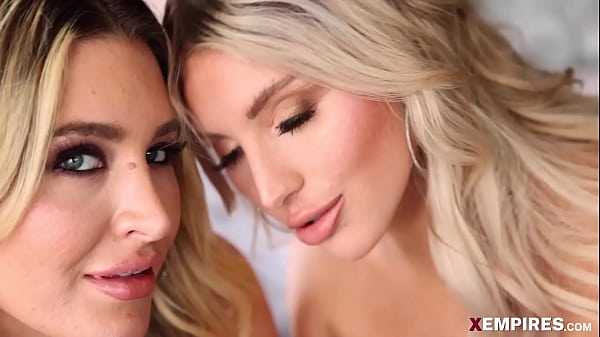 Image Two Busty Blondes Kayley Gunner, Ella Reese Share a Big One