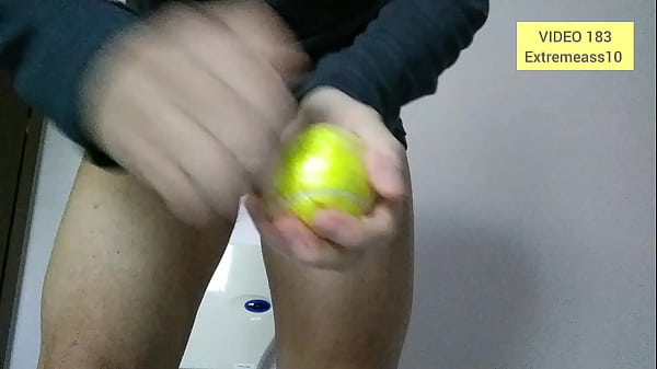Image Hard balls anal insertion