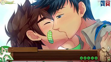 Image Game: Friends Camp, Episode 27 - Natsumi and Keitaro have sex on the pier (Russian voice)