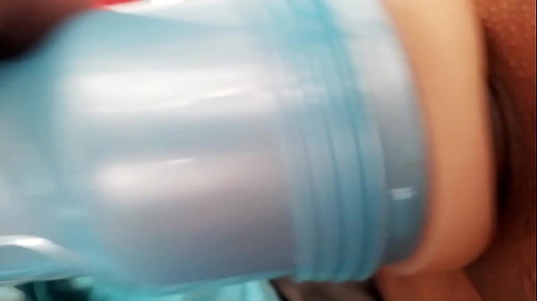 Image Fleshlight session, cumming. January 9, 2024.