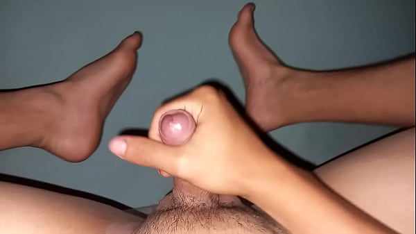 Image Masturbacion fetichista de pies con mucho semen