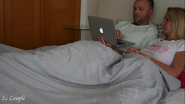 Image Amateur married couple watching porn together and it continued with moaning and cumshot on pussy