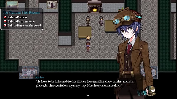 Image Tentando descobrir qual das duas mulheres esta usando um disfarce - Detective girl of the steam city - Parte 5