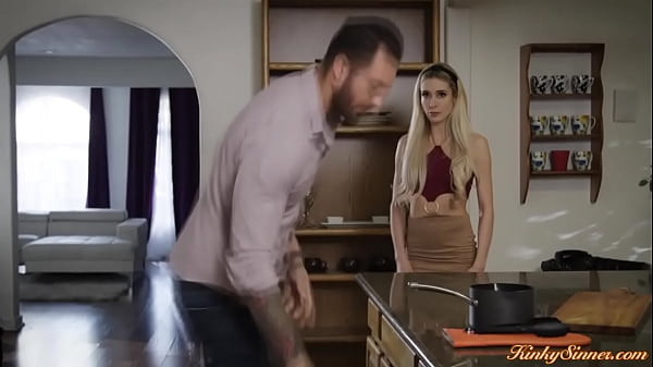 Image Blonde babe teasing married office mate