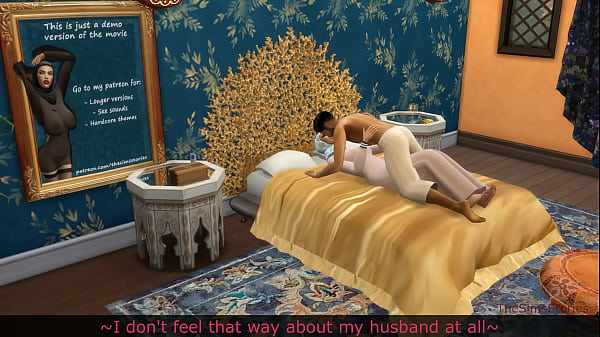 Image An Arab woman is cheating on her husband with a handsome Arab man. Demo version.