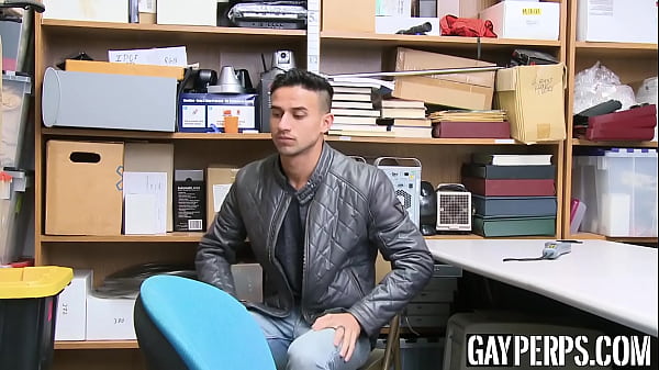 Image Handsome gay caught stealing forced to suck and fuck BBC