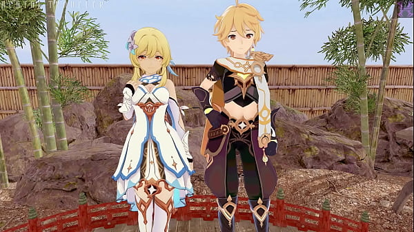 Image Genshin Impact: Wangshu Inn and its new offer: dinner and sex at the same price, part 1 - event parody video. (Lumine, Kuki Shinobu, Faruzan, Layla)