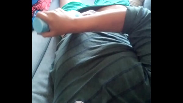 Image Fleshlight session, full body view. February 17, 2024.
