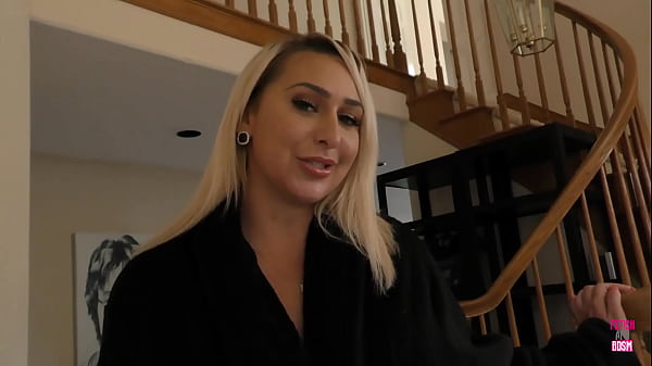 Image Blonde lets a guy compare if she is better to fuck than a sex doll