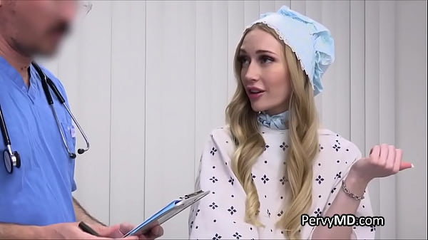Image Fucking blonde on her first visit at a doctor