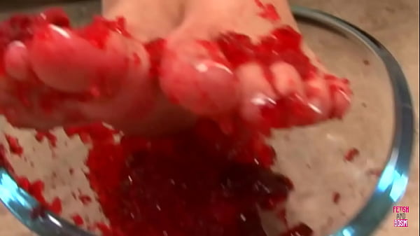 Image A lucky guy received a footjob a handjob and a blowjob from this beautiful babe