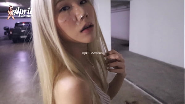 Image April-Maxima got fucked in the car and kicked out with a facial on the street