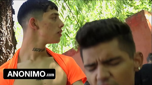 Image Gabriel Chiappe Bends Felix Harris Over A Park Bench And Stuffs His Juicy Ass With His Meaty Cock