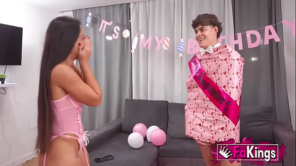 Image Lovely babe Nuria Millan makes her 1st Anniversary at FAKings with a BIG COCK inside!
