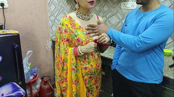 Image Blackmailing and fucking my ex gf who is now my bhabhi ki saree utar ke kitchen main uski mast Gand Marne ka socha