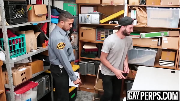 Image Straight perpetrator barebacked as a detention measure