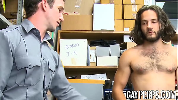 Image Handsome thief strips before naughty officer bareback