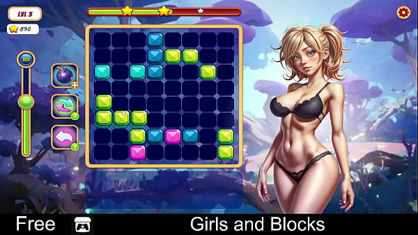 Image Girls and Blocks