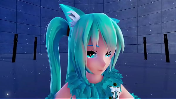 Image (Blue [K]nights) ［Ray-MMD 3D VR180］Cat Fate Cosplay Adult Miku［Girls］