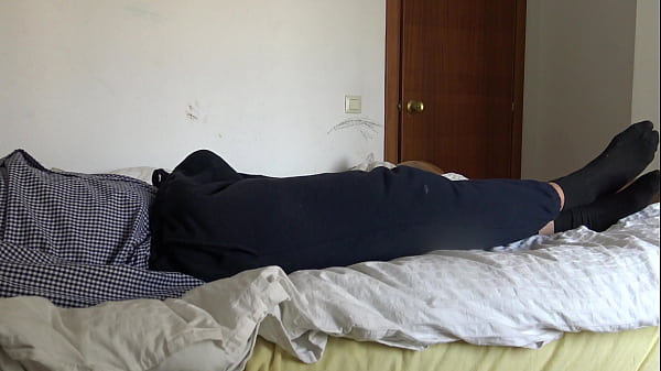 Image A Muslim maid is disturbed when she sees his big black French cock