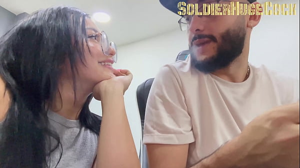 Image He comes to visit me at my business and ends up giving me a spectacular blowjob in the middle of my office