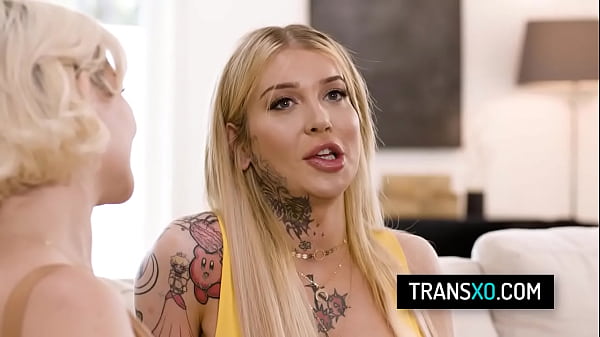 Image Busty tgirl Gracie Jane fucks her blonde girlfriend Skye Blue