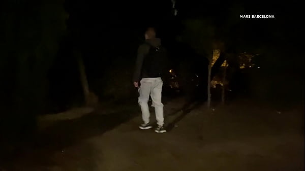 Image Night Cruising Bareback Barcelona City Center Facial Cumshot
