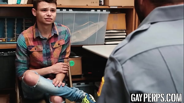 Image Cute Gay Twink Barebacked by Hot policeman for Stealing