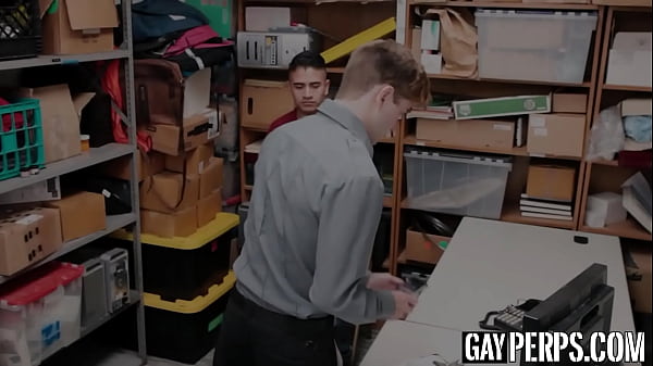 Image Blindfolded twink thief mouthfucked by kinky policeman