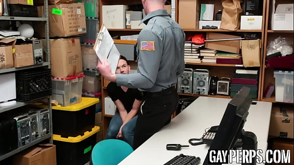 Image Attractive hunk cop and short twink thief erotic fucking
