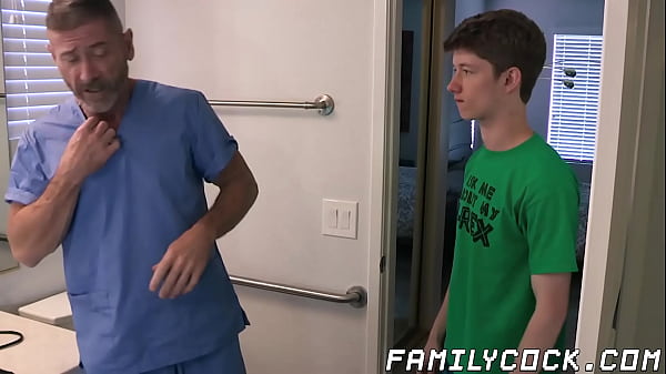 Image Inked doctor makes young stepson cum hard after breeding