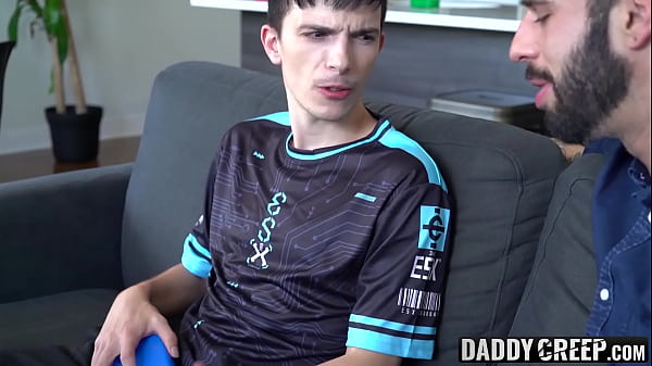 Image Beautiful twink fingered before stepdad pounds him hardcore