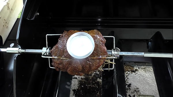 Image Kiwi MILF slut gets temperature probe up her ass after her Master checks the meat