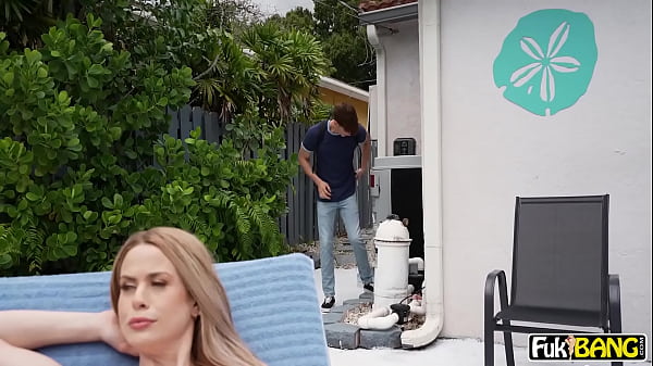 Image Horny Milf Angel Wave Cumming In Her Backyard