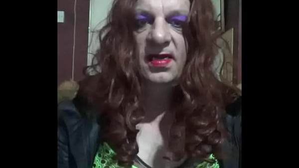 Image crossdresser loves to give himself a machine masturbation part 4