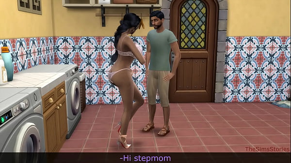 Image Stepson fucks hardcore his stepmother who is stuck in the washingmachine. The sims 4