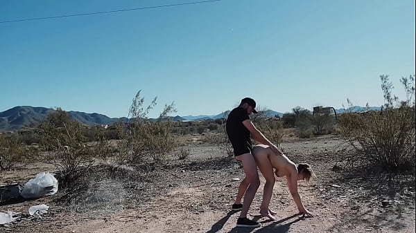 Image Sex on the Side of the Road in the Desert