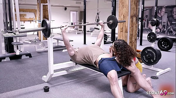Image Fuck at German Gym - Big Boobs Mara Martinez suprised Stranger and let him cum inside her